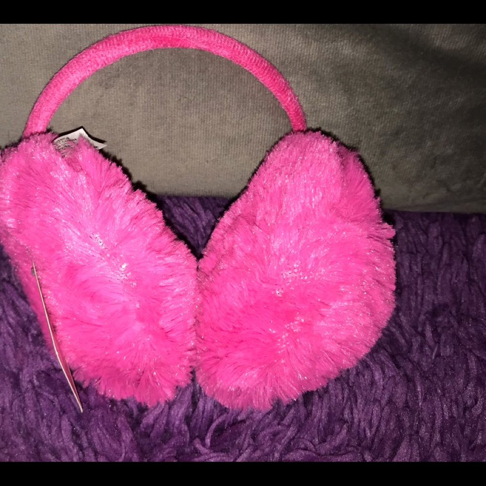 Pink ear muffs